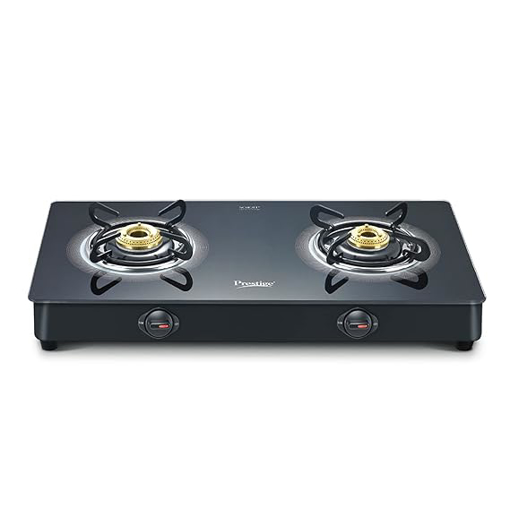 Picture of Prestige Gst Royale Plus Schott Glasstop Gt02, 2 burner, Manual, Black