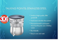 Picture of Prestige TTK Tattva 1.0 Steel Water Purifier (Blue, 16-L) Activated Carbon (49003)