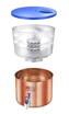 Picture of Prestige Tattva 2.1 Copper 16 Liter Water Purifier (Brown) (49022)