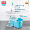 Picture of Prestige Plastic Cleanhome Maxima Magic Mop 02 With 2 Mop Heads