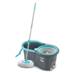 Picture of Prestige Plastic Cleanhome Alpha Mop With 2 Microfiber Mop Heads, Grey And Blue