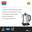 Picture of Prestige Smart-1.7 IOT Enabled Electric Kettle with Concealed Element 1.7L, 1500W, Silver Variable Temperature Control Through WiFi