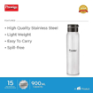 Picture of Prestige PSSB 05-SS Single Walled Stainless Steel Water Bottle 900ml, Silver