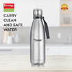 Picture of Prestige Stainless Steel Water Bottle, 350 Ml, Silver, 1 Piece