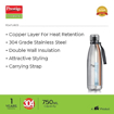 Picture of Prestige Stainless Steel Water Bottle, 350 Ml, Silver, 1 Piece