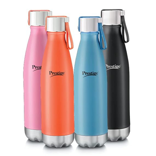 Picture of Prestige PDWBC 01 Stainless Steel Water Bottle, 0.5L (Assorted) - Pack of 1