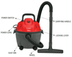 Picture of Prestige Wet&Dry Vacuum Cleaner Typhoon -05, Black and Red