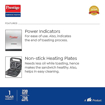 Picture of Prestige PSDP 03-SS 750 W Sandwich Toaster with Fixed & Deep Sandwich Plates(Black, Non-Stick Coated)