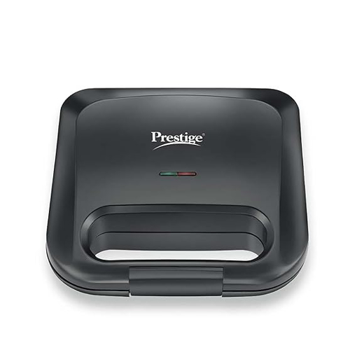 Picture of Prestige PGDP 02 750 W Sandwich Toaster with Fixed & Deep Sandwich Grill Plates(Black, Non-Stick Coated)