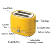 Picture of Prestige PPTPKY 850-Watt Pop-up Toaster, Yellow