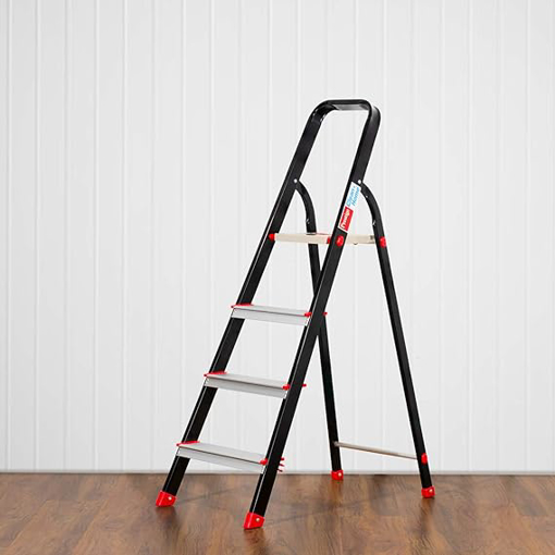 Picture of Prestige PCBL Cleanhome Aluminium Ladder, 4 Steps -Multicolor