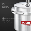 Picture of Judge by Prestige Basics 3 L Aluminium Pressure Cooker Outerlid