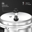 Picture of Judge by Prestige Deluxe 5 L Induction Bottom Pressure Cooker Outerlid (Aluminium)