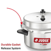 Picture of Judge by Prestige Deluxe 7.5 L Induction Bottom Pressure Cooker (Aluminium)