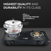 Picture of Judge by TTK Prestige Judge by Prestige Deluxe 6 Liter Induction Bottom Pressure Pan (Aluminium), Silver 12068