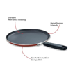 Picture of Prestige Omega Deluxe Flat Tawa 280 mm (Aluminium, Red) ( 37023)