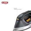 Picture of Judge by Prestige 1000 Watts Heavy Weight Dry Iron |Variable Temperature Control |Adjustable Swivel Cord |Non-Stick Coated Sole Plate | Stainless Steel Body