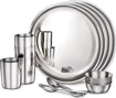 Judge by Prestige Stainless Steel Classic Dinner Set (Silver)- Pack of 16 pc की तस्वीर
