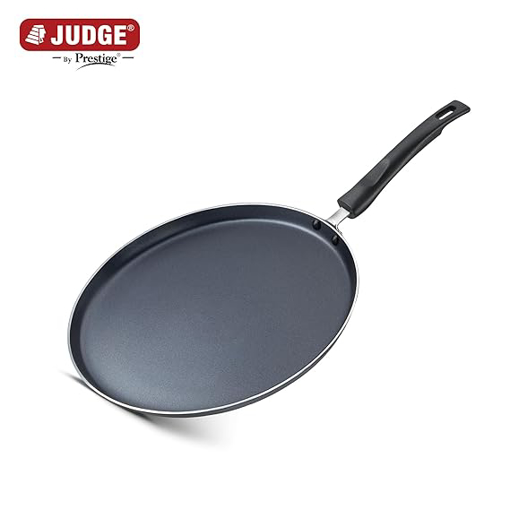 Judge by Prestige 30cm Everyday Non-Stick Omni Tawa (Aluminium) | Low Oil Cooking | Easy to Clean |Cool Touch Handle की तस्वीर