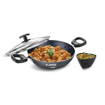 Judge by Prestige 20cm (1.3L) Everyday Non-Stick Kadhai with Glass lid | Low Oil Cooking | Easy to Clean | Cool Touch Handles की तस्वीर