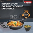 Picture of Judge by Prestige Everyday Kadhai 24 cm Diameter 2.3 L Capacity (Aluminium, Non-Stick)