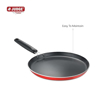 Picture of Judge by Prestige Deluxe Induction Bottom Non-Stick Coated 3 Pc Cookware Set (Tawa 25CM+Fry Pan 24 CM+Kadai 24 cm with Glass Lid)