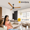 Picture of Atomberg Renesa Smart+ Wooden 1200mm BLDC Motor 5 Star Rated Ceiling Fan with IoT and Remote | Smart and Energy Efficient Fan with LED Indicators | Saves Upto 65% Energy
