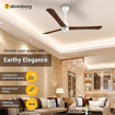 Picture of Atomberg Renesa+ Wooden 1200mm BLDC Motor 5 Star Rated Wooden Ceiling Fans with Remote Control | For Light-themed Earthy Spaces