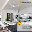 Picture of Atomberg Renesa+Metallic 900mm BLDC Motor 5 Star Rated Sleek Ceiling Fans with Remote Control | High Air Delivery Fan and LED Indicators