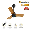 Picture of Atomberg Renesa+ Wooden 600mm BLDC Motor 5 Star Rated Sleek Ceiling Fans with Remote Control | High Air Delivery Fan and LED Indicators