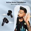 Picture of boAt Airdopes Unity ANC with Up to 50 Hours Total Playback, ANC upto 32 dB, Dual Mics with ENx Tech, IPX5 Rating, IWP Tech and ASAP Charge, Black