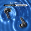 boAt Nirvana Ion ANC True Wireless Earbuds with Upto 120 Hours of Total Playback, Beast Mode, Dual EQ Modes, ANC with ENx Technology, Bluetooth v5.2, Crystal Black की तस्वीर