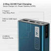 Picture of boAt Energyshroom PB400 20000 mAh 22.5W Fast Charging Power Bank (2 Type A, 1 Micro-USB and 1 Type C Port, Sleek Aluminium Casing)