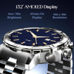 boAt Engima X700 Smart Watch with 1.52” AMOLED Display,Premium Metal Body Design & Functional Crown,Advanced BT Calling, 200+ Cloud Watch Faces,World Clock, HR & SpO2,IP67 की तस्वीर