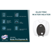 Jyoti Brisk Pro Express 6Ltr Vertical Storage Electric Geyser | 3kw Capacity | Glass Lined Tank की तस्वीर