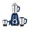 Picture of Bajaj Military Series Glamore 800W Mixer Grinder| 3 Stainless Steel Military Grade Jars*| DuraCut® Blades| Royal Blue