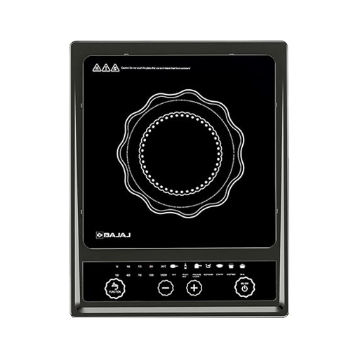 Picture of Bajaj Splendid 140TS 1400W Induction Cooktop with Tact Switch (Black/Silver)