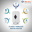Picture of Bajaj Flashy 5.5kW Tankless Instant Water Heater, White