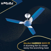 Bajaj Harrier NXG EE1200 mm Electric Blue Ceiling Fan की तस्वीर