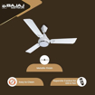 Bajaj Ventus EE 1200mm Vanilla White Ceiling Fan की तस्वीर