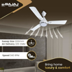 Picture of Bajaj Ventus EE 1200mm Vanilla White Ceiling Fan