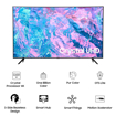 Samsung 108 cm (43 inches) 4K Ultra HD Smart LED TV UA43CU7700KLXL (Black) की तस्वीर