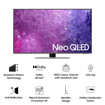 Picture of Samsung 163 cm (65 inches) 4K Ultra HD Smart Neo QLED TV QA65QN90CAKLXL (Carbon Silver)