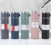 Picture of Stainless Steel Vacuum Insulated Bottle Water Flask Gift Set With Two Cups Hot & Cold | Gifts For Employees | Corporate Gift Item - 500 Ml