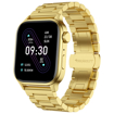 Picture of Fire-Boltt Rise Luxe Stainless Steel Luxury, 1.85" Display, Games, 120+ Sports Smartwatch  (Gold Strap, Free Size) ,(Rise Luxe BSW204)