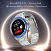 Picture of Fire-Boltt Solace Luxury Stainless Steel Smart Watch, 1.32" (33.5mm) Display 360 * 360 px high Resolution with 60Hz Refresh Rate, Bluetooth Calling & 360 Health Monitoring,(Solace BSW155)