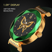 Picture of Fire-Boltt Emerald Gemstone-Studded Diamond Cut Smart Watch with 1.09” HD Display, Multiple Sports Modes, Health Suite, Wireless Charging, IP68 with Additional Stainless Steel Strap, (Emerald BSW066)