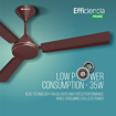 Havells 1200mm Efficiencia Prime BLDC Motor Ceiling Fan | 5 Star with Remote, 100% Copper | Upto 53% Energy Saving, High Air Delivery, 2 Year Warranty, Inverter Friendly, Timer | (Efficiencia Prime BLDC(900 mm/1050 mm /1200 mm )) की तस्वीर