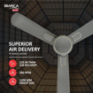 Havells 1200mm Bianca BLDC Motor Ceiling Fan | 5 Star RF Remote, 100% Copper, High Air Delivery, Upto 60% Energy Saving | ECO Active Technology, Flexible Timer Setting | (Bianca BLDC (1200 mm)) की तस्वीर