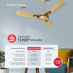 Havells 1200Mm Festiva Prime Bldc Motor Ceiling Fan|5 Stars Cf With Rf Remote, 100% Copper, Upto 57% Energy Saving|Eco Active Technology, 2 Year Warranty| (Festiva Prime BLDC(1200 mm)) की तस्वीर